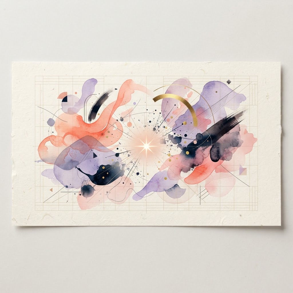 Abstract prompt studio artwork